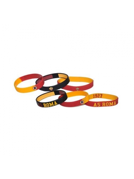 Set braccialetti in silicone AS ROMA 1927 junior